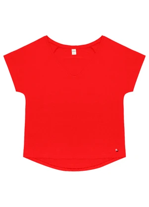 Rovitex - Blusa Feminina Viscotorcion Vermelho - ROVITEX