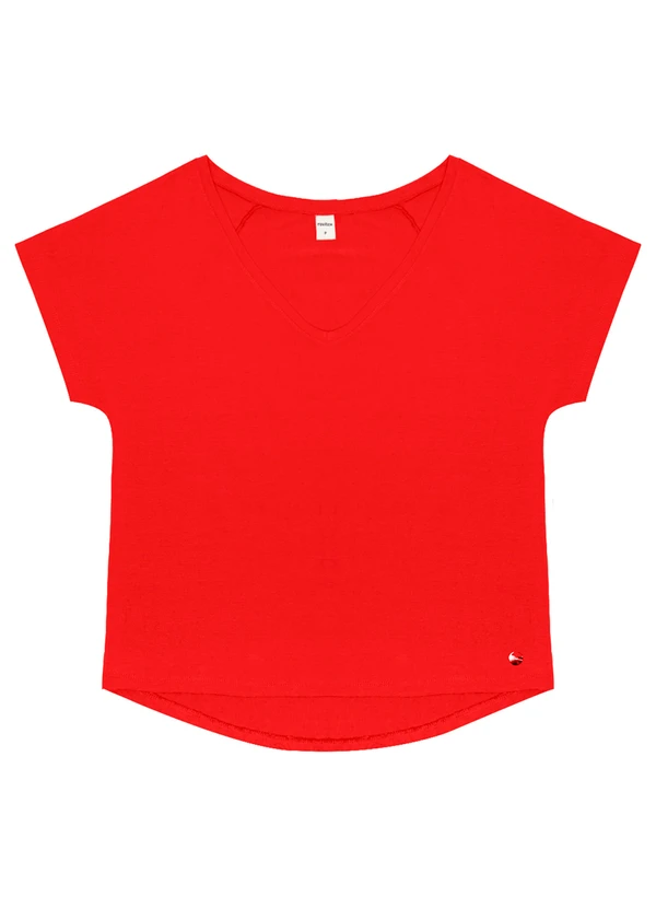 Rovitex - Blusa Feminina Viscotorcion Vermelho