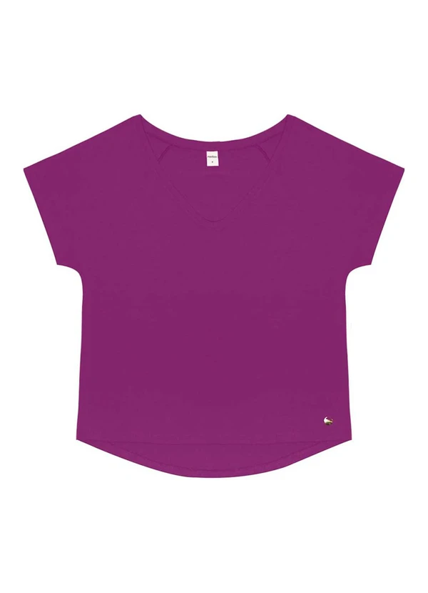 Rovitex - Blusa Feminina Viscotorcion Roxo