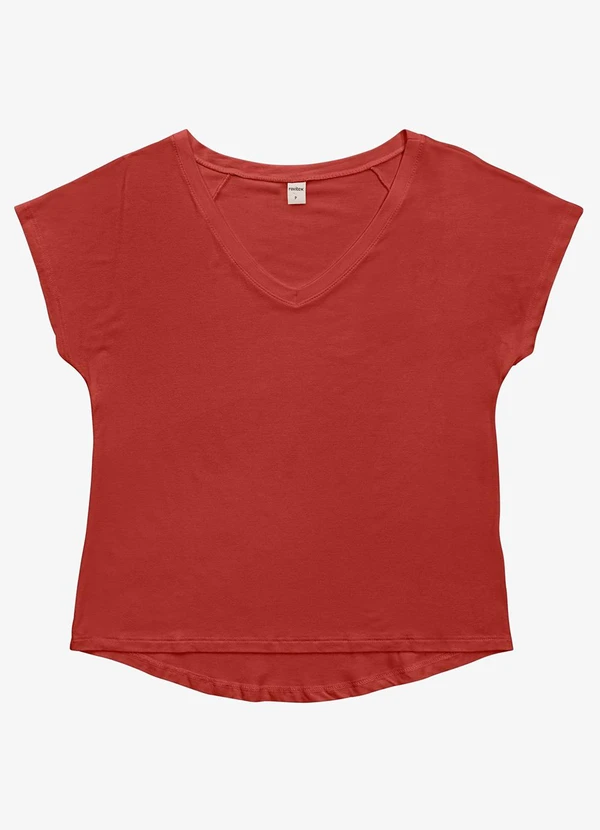 Rovitex - Blusa Feminina Viscotorcion Vermelho 4