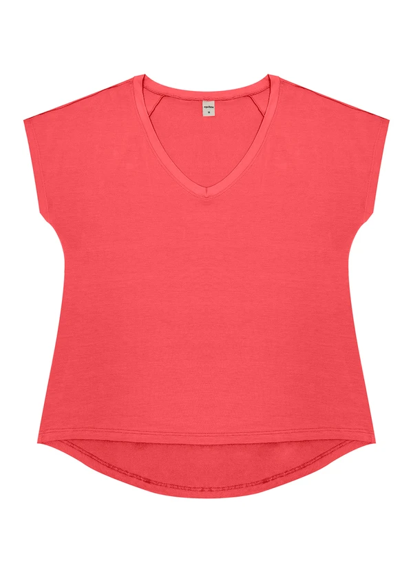 Rovitex - Blusa Feminina Viscotorcion Vermelho