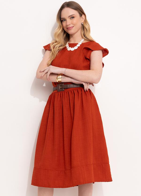 Quintess - Blusa Ferrugem em Tecido Texturizado 2