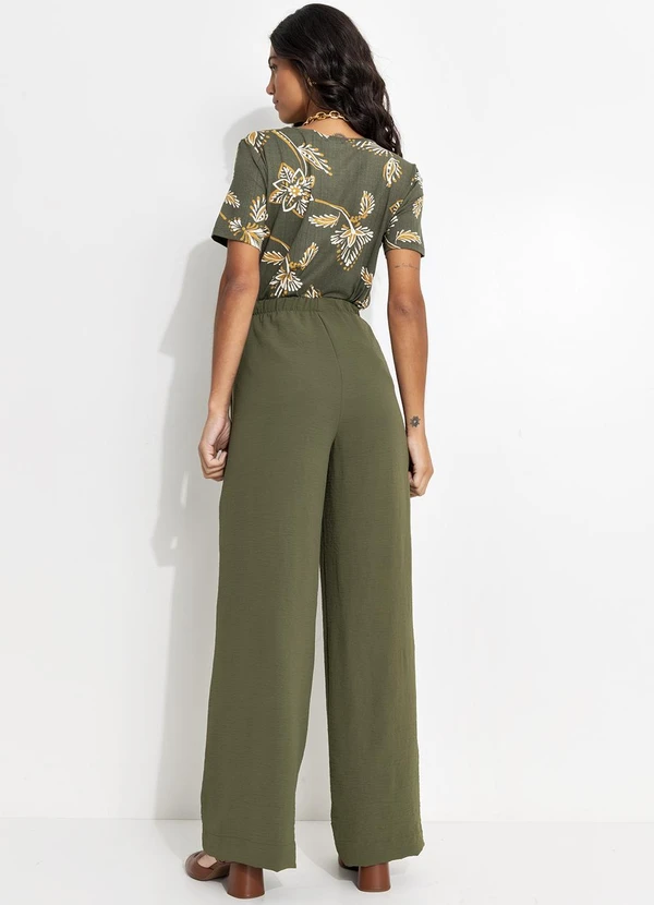 Quintess - Blusa Floral Abstrato em Malha de Viscose 2