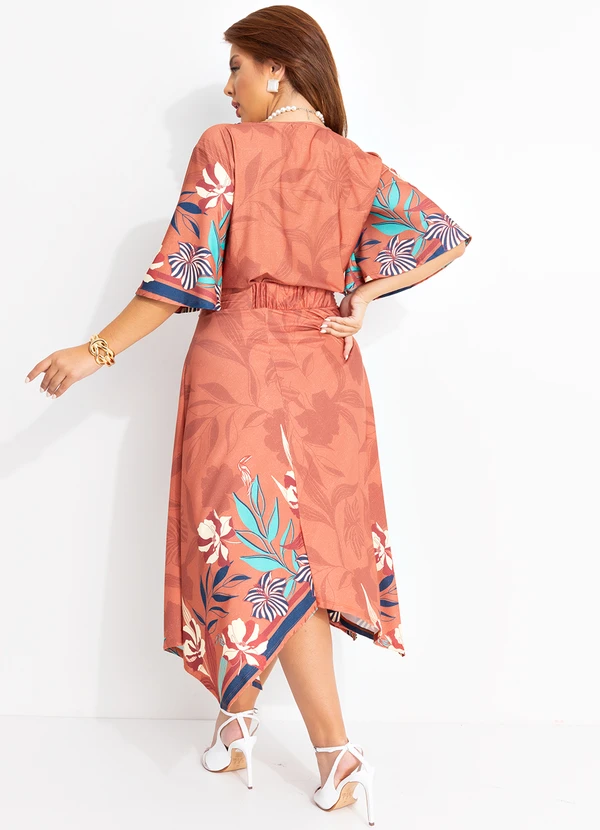 Quintess - Blusa Floral Artístico em Malha Fria 8