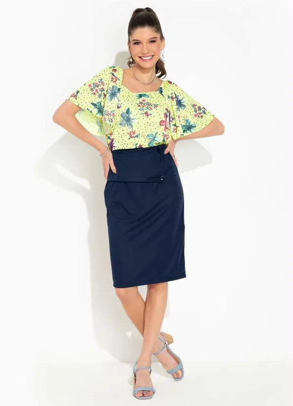Rosalie - Blusa Floral com Decote Quadrado 4
