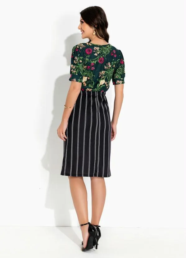 Rosalie - Blusa Floral com Manga Bufante 4