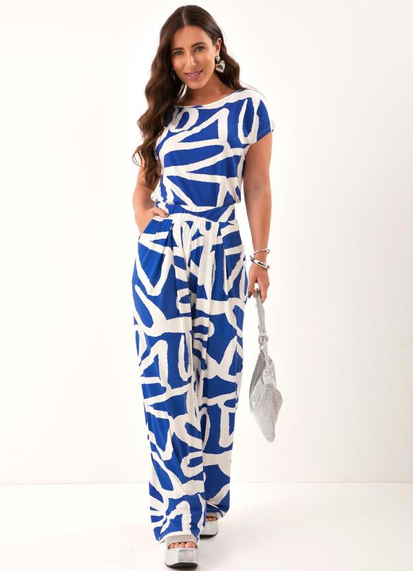 Quintess - Blusa Floral Pincelado em Malha de Viscose 5