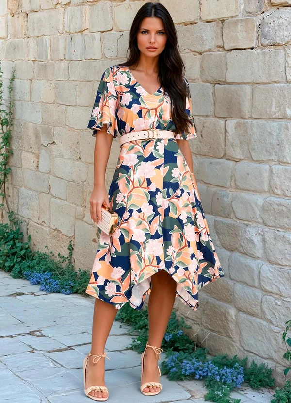 Quintess - Blusa Floral Pincelado em Malha Fria 3