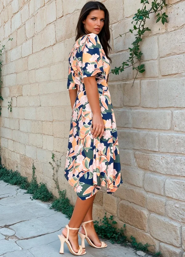 Quintess - Blusa Floral Pincelado em Malha Fria 4