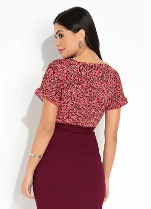 Rosalie - Blusa Floral Rosa - ROSALIE