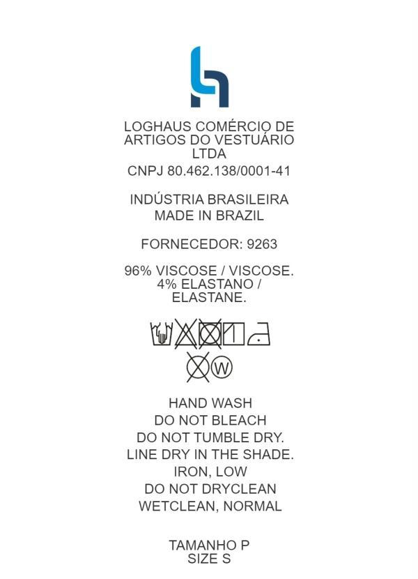 Quintess - Blusa Fohagem Azul com Mangas Curtas 10