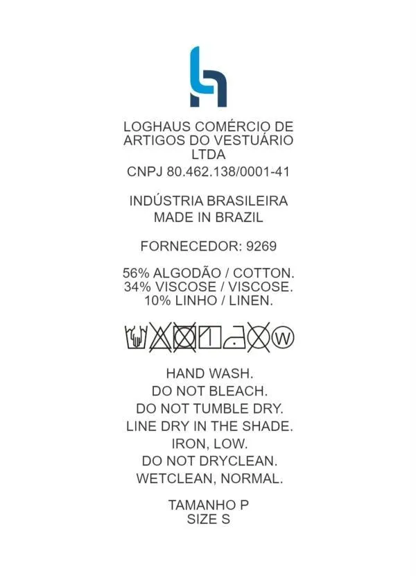 Quintess - Blusa Folhagem Bege com Elástico 21