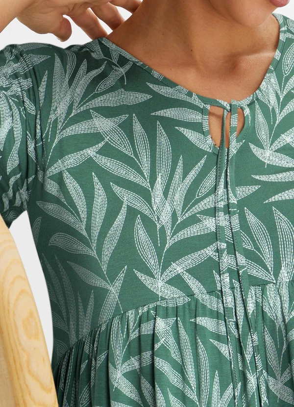 bonprix - Blusa Folhagem Pontilhada em Malha de Viscose 3