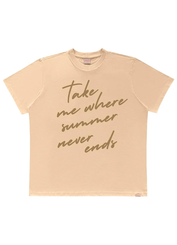 Angel - Blusa Frases Bege 1