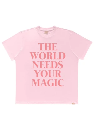 Angel - Blusa Frases Rosa - ANGEL