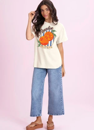 Angel - Blusa Frutas Bege - ANGEL