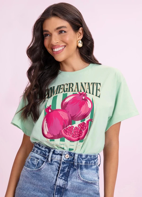 Angel - Blusa Frutas Verde