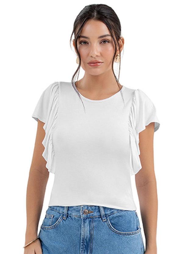 Rezzato - Blusa Fun Summer Adulto Feminino Branco