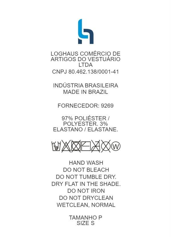 Quintess - Blusa Geométrico Azul com Costas Geométricas 6