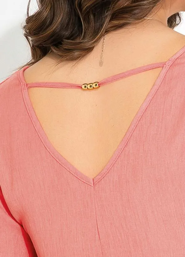 Rovitex - Blusa Goiaba com Manga Ampla Rovitex 3