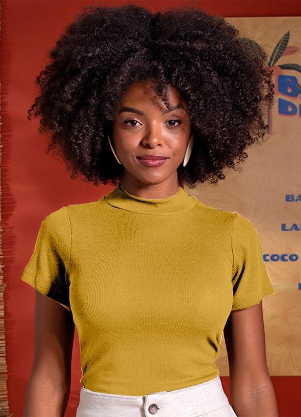Use Modo - Blusa Gola Alta Amarelo