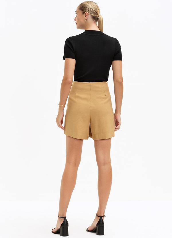 Principessa - Blusa Gola Alta de Tricot Manga Curta Preta Elfi 4