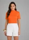 Endless - Blusa Bege - variação: Laranja