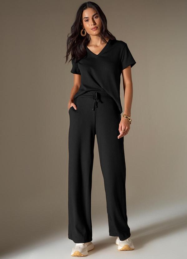 Use Modo - Blusa Gola V Preto 2