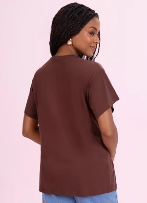 Angel - Blusa Happy Hour Marrom - ANGEL