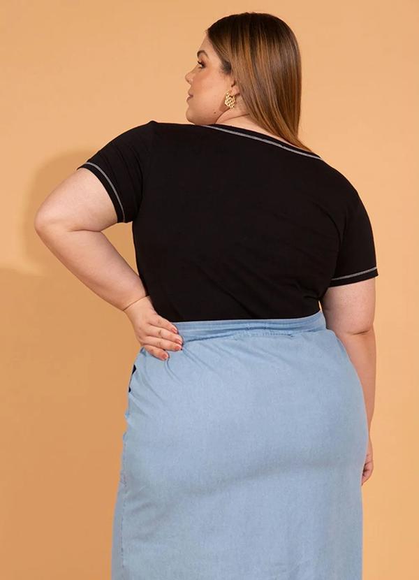 Outlet - Blusa Henley Preta 4