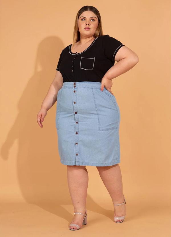 Outlet - Blusa Henley Preta 5