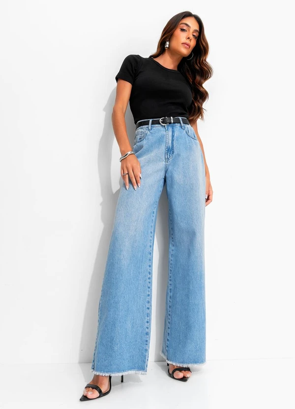 John John - Blusa Irina Baby Look Black Jj Preto 5