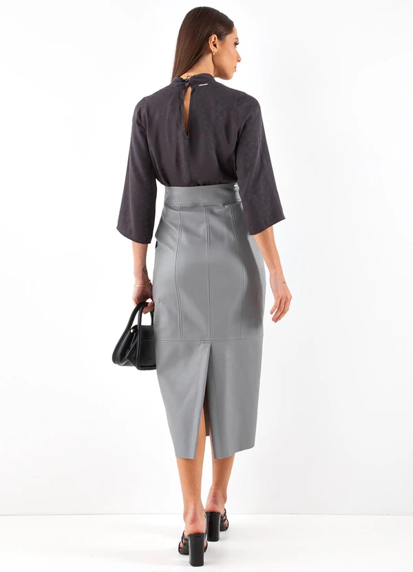 Colcci - Blusa Jacquard Cinza 4