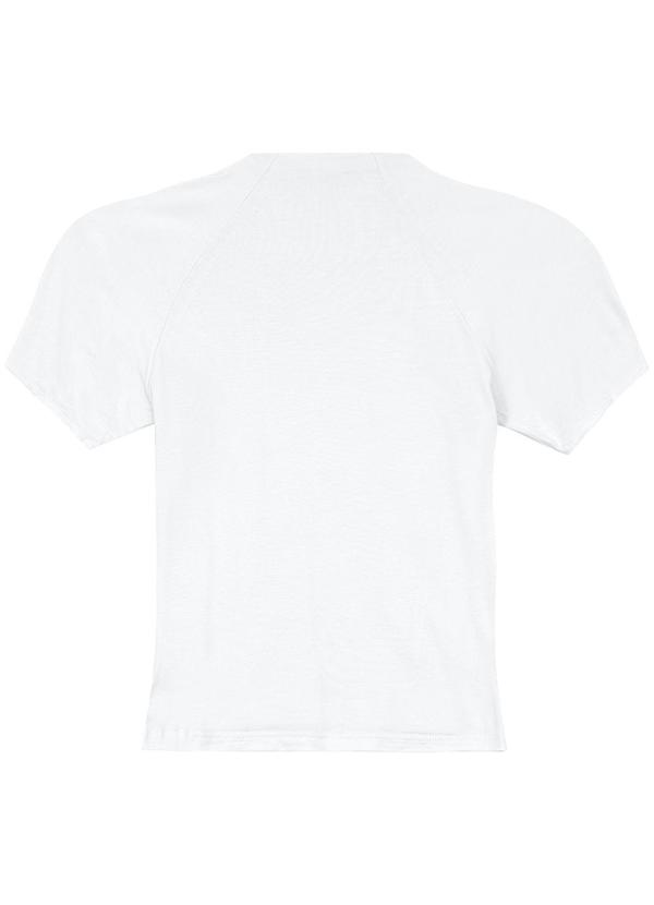 Enfim - Blusa Justa em Malha Viscose Branco