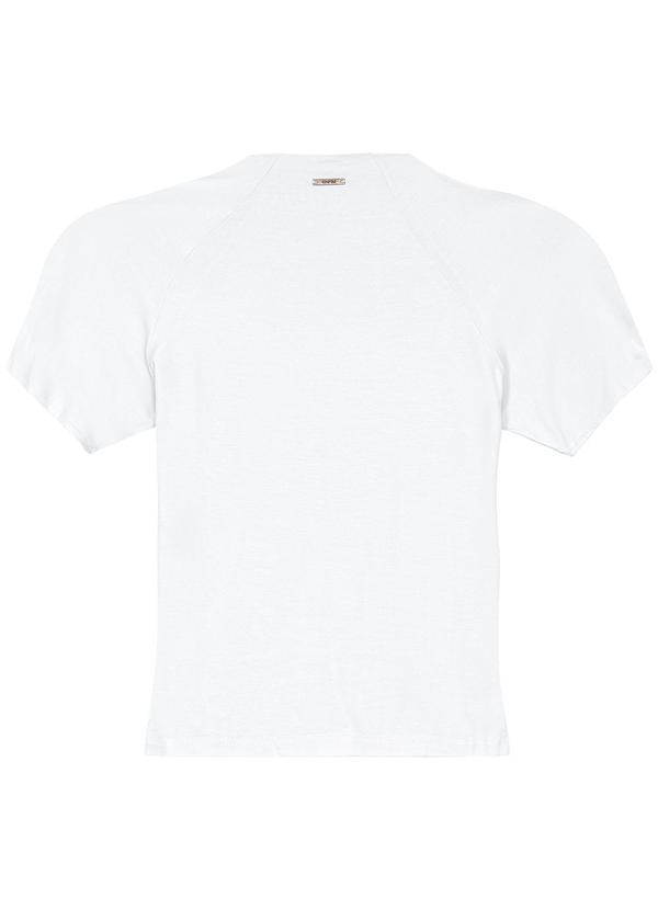 Enfim - Blusa Justa em Malha Viscose Branco 2