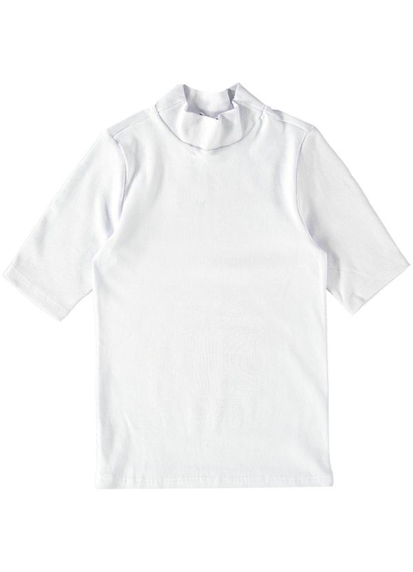 Enfim - Blusa Justa em Ribana Branco