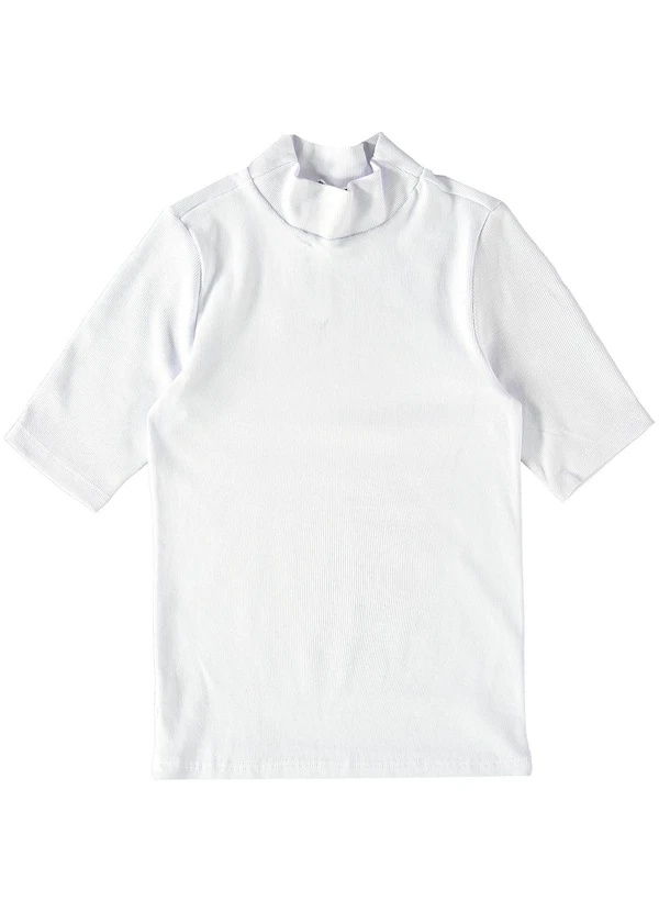 Enfim - Blusa Justa em Ribana Branco
