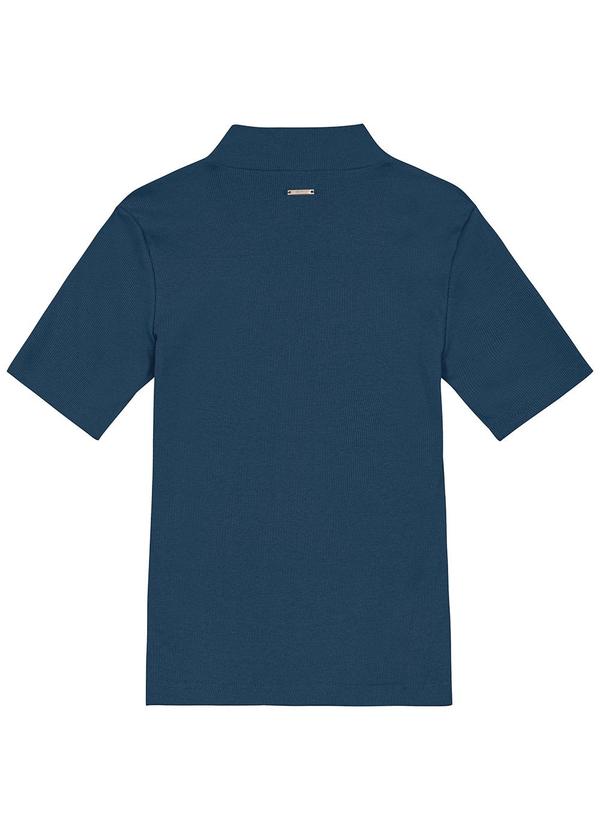 Enfim - Blusa Justa em Ribana Conforto Azul 2