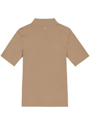 Enfim - Blusa Justa em Ribana Conforto Bege - ENFIM