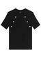 Enfim - Blusa Justa em Tricot Off White - variação: Preto