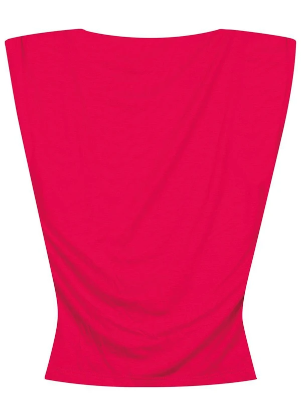 Malwee - Blusa Justa em Viscose Stretch Rosa Escuro 2