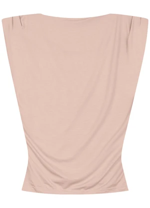 Malwee - Blusa Justa em Viscose Stretch Rosê - MALWEE
