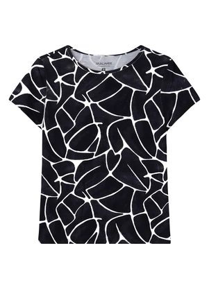 Malwee - Blusa Justa Marmorizada Preto - MALWEE