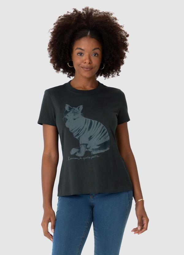 Malwee - Blusa L'Amour a Quatre Pattes Preto