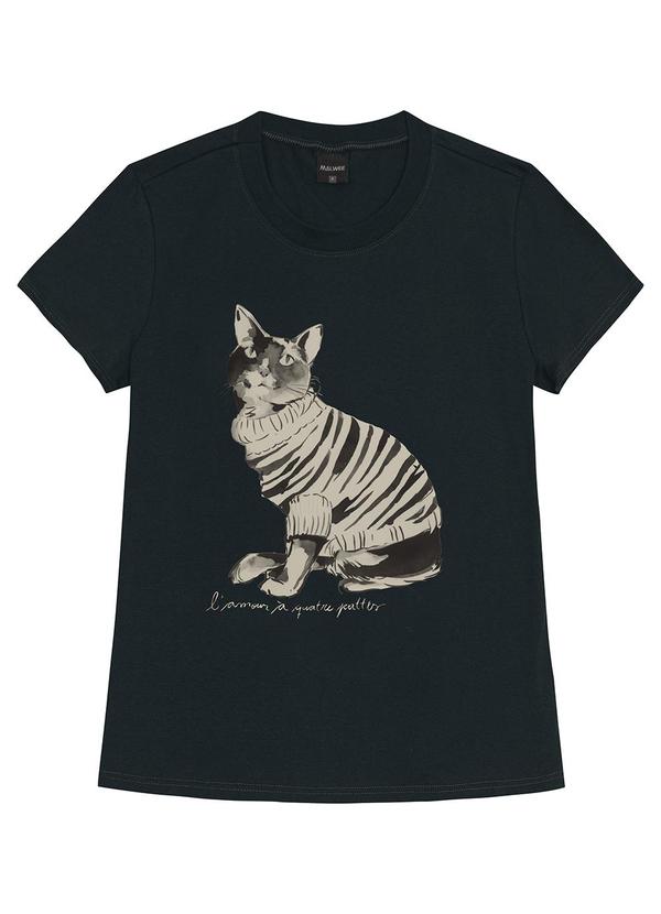 Malwee - Blusa L'Amour a Quatre Pattes Preto 5