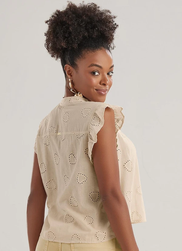 Angel - Blusa Laise Bege 2