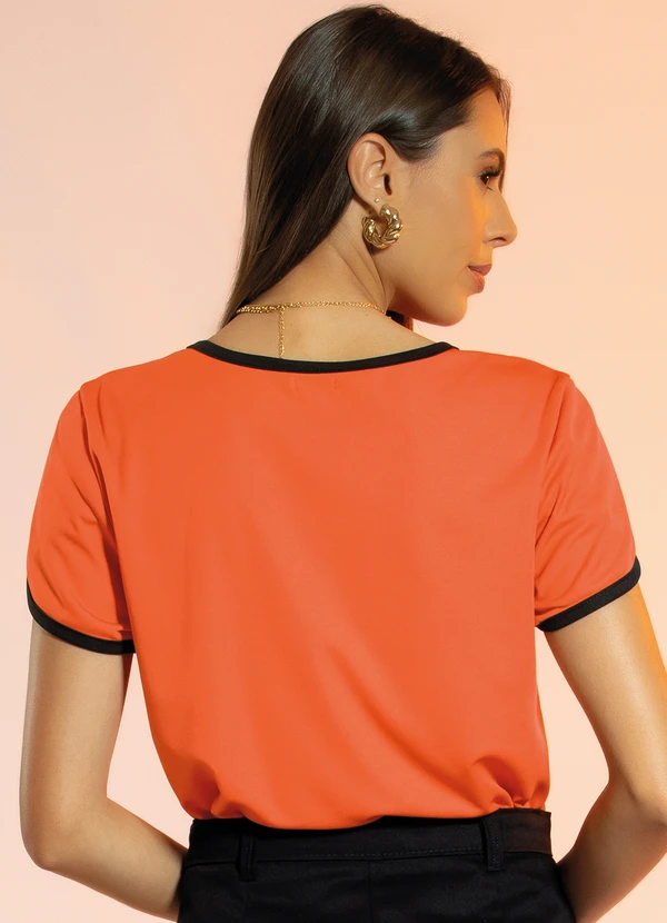 Rosalie - Blusa Laranja com Gota 2