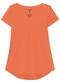 Malwee - Blusa Laranja Mullet em Viscose Conforto - variação: Laranja