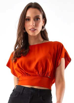 Colcci - Blusa Laranja - COLCCI