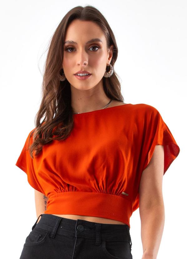 Colcci - Blusa Laranja